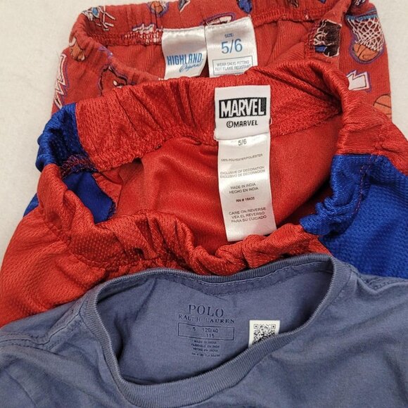 Boys’ Size 5 Sportswear Bundle | Polo Ralph Lauren, Reebok, Puma, Marvel | Lot - Picture 4 of 6